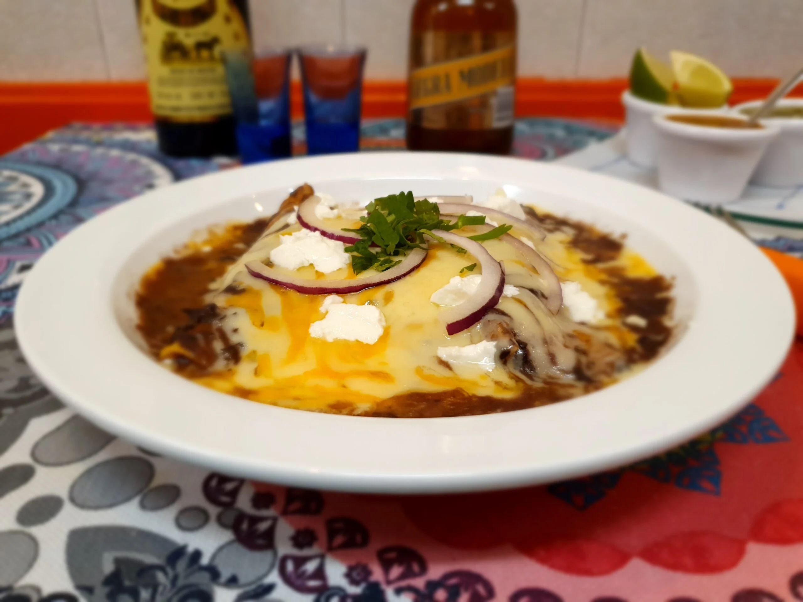 restaurante mexicano en barcelona con terraza (94) enfrijolada comida mejicana en barcelona mexican food